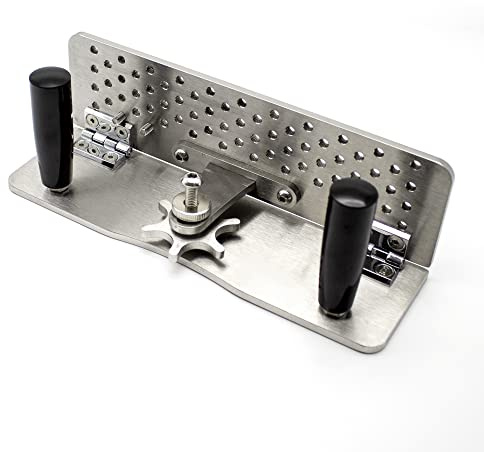 Jieotwice Bandschleifer Messer Jig Blade Schärfen Locator Halter Schleifführung Winkel einstellbar für Bandschleifmaschine Edelstahl(Set 13)