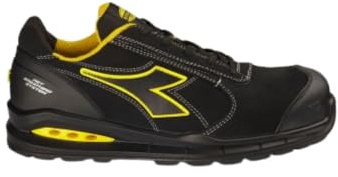 Diadora Run Net AIRBOX Master Low S3 SRC ESD, Scarpe Unisex Adulto, Black/Black, 38 EU, Nero, 38 EU