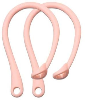 Todotumovil Gancho para Oreja Antipérdida para Cascos Bluetooth, Silicona, Accesorios de Protección Auriculares Inalámbricos, Ajuste Seguro (Rosa)