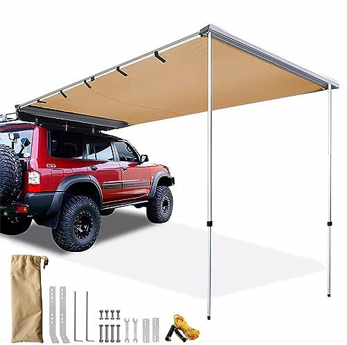 Auto Heckzelt Für Kombi, Ausziehbarer Zelt Unterstand Auf Dem Dach, Wasserdichte Windschutz-Erweiterungsüberdachung, Overlanding-Markise, Mit Tragetasche Für Camping Im Freien ( Size : 200x300cm/6.6x9