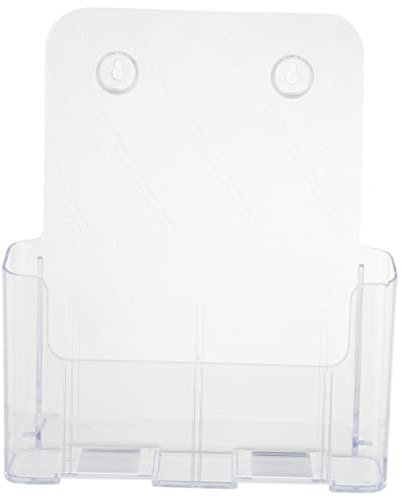 MAGICLULU Ausstellungsstand Prospekthalter Aktentaschen-Organizer Klarer Dokumentenhalter Zeitschriftenhalter Aus Kunststoff Wandmontierter Aktenhalter Broschüren Stehen Vertikal P.s A6