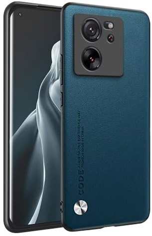 HAFFAN Funda Protectora para Xiaomi MI 13T / Xiaomi MI 13T Pro (6.67 Inches), Estilo Imitación Cuero - Zafiro