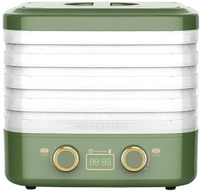 Séchoir À Fruits, Déshydrateur Alimentaire 160 W Avec 5 Plateaux, Minuterie Numérique Et Contrôle De La Température, Appareils Électroménagers, Appareil De Cuisine, For Aliments Et Viandes Séchées (C