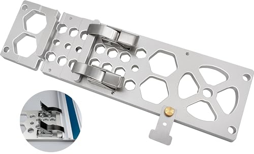 Spursägenwinkel für präzise 90°-Schnitte, rechtwinklige Kreissägenführungsschiene, kompatibel mit Festool & Makita Führungsschienen, einfach zu installierende Kreissägenführung (aktualisiert)