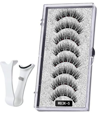 Magnetische Wimpern - Magnetische Wimpern Mit Applikator | 8 Stück Falsche Wimpern Magnetisch | Wiederverwendbare Magnetische Wimpern Mit Aufbewahrungsbox | Leichte Und Bequeme Magnetwimpern