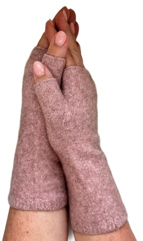 Native World Womens Possum Merino Wool Wrist Warmers, Hand Warmers Fingerless Gloves Mittens For Women (Lily)