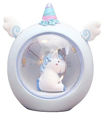 Angoily Star Light Projector Unicorn Night Light Dimmable for Girls Nursery Decor Bedside Lamp