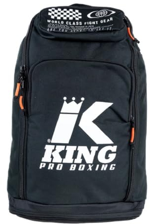 King Pro Boxing Rucksack Elite Lab - Erweiterbarer XL Sport Rucksack mit viel Platz für Kampfsport Fitness Sport Reisen