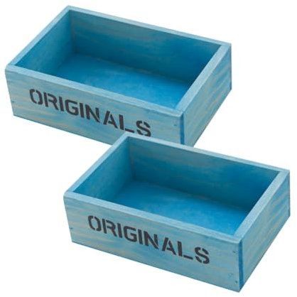Sosoport 2stücke Vintage Für Mikrolandschaft Und Sukkulenten Retro Pflanzer Mit Englischen Buchstaben Für Schreibtisch-Organizer Und Dekoration