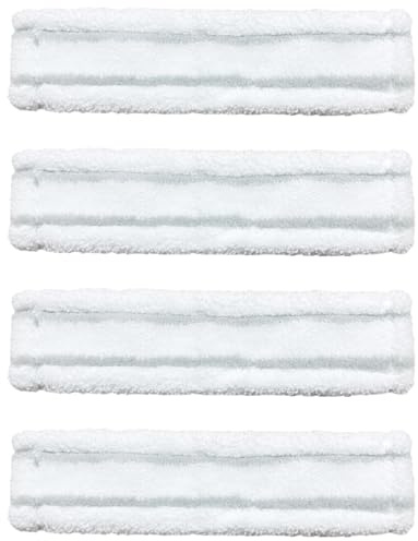 Fenstersauger Ersatzteile für Kärcher WV1 WV2 WV5, 4 Stück Ersatzmikrofaser Wischbezug Kompatibel für Karcher Mikrofaser Ersatzbezug Fenstersauger Sprühflasche Zubehör Fenster Hohe SaugfäHigkeit