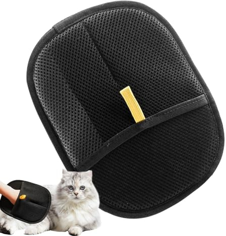 Celery Pets - Guanti da Cura in Silicone di Alta qualità, Double Face, con Effetto massaggiante, Guanti da Bagno e Pulizia per Gatti