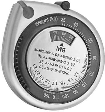LOLIPPYY Nastro Misuratore Bmi Leggero e Retrattile in Abs e Pvc da 1,5 M per Misurare Girovita la Forma del Corpo, per Casa da Portare in Borsa