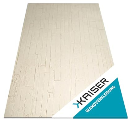 Kaiser Wandverkleidung 120 x 60 cm - Wandpaneel in Steinoptik beige - wasserfest, leicht, selbstmontage - 1 Stück