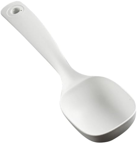 TOVINANNA Cucharón para Sopa Grande Mango Largo de Pp Resistente para Servir Arroz y Gachas, Utensilio Multiusos para Cocina y Hogar, Adecuado para Platos y Sopas Chinas