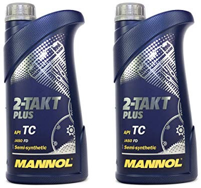 Motorenöl 2-Takt Plus Motoröl MANNOL API TC 2 Liter