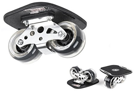 TWOLIONS Freeline-Grom Drift Skates,Pro Skates 72 mm * 44 mm roues pu avec ABEC-7 roulements haut de gamme (Transparent)