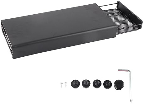 Wakects Organiseur de Tiroir à Capsules de Café en Fer pour 40 Capsules - 37,5 x 17,5 x 5,3 cm - Noir