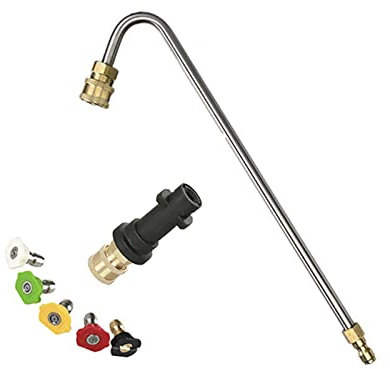 GoodLuck Lance de Remplacement d'extension de Baguette de Lave-Auto Automatique pour K2 K3 K4 K5 K6 K7 1/4Nettoyeur de gouttière de Train de roulement à Connexion Rapide