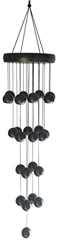 CIM Klangspiel - Windspiel - inkl. S-Haken Aufhängung - wetterfeste Dekoration (Bells 73cm)