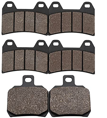 YXSM Für Benelli TREK1130 2006-2010 Trek 1130 Amazonas 1130 Trek 1130 2007 2008 2009 2010 Motorradzubehör Bremsbeläge Vorne Und Hinten (Farbe : Vorderseite und Rückseite)