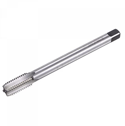 uxcell Thread Milling Taps, 5/8-11 UNC High Speed Steel (HSS) 4 Straight Flutes Machine Screw Thread Threading Tap, 6.3 Length (Extra Long)