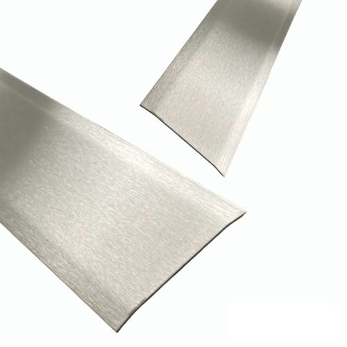 Übergangsprofil Edelstahl gebürstet 1000mm Edelstahl Übergangsprofil 60 mm Schenkelinnenmaß aus Edelstahl k240 geschliffen 0,8 mm stark Übergangsleiste Bodenleiste aus Edelstahl