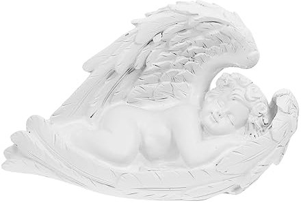 DECHOUS 1stück Engel Statue Aus Harz Betende Figur Für Tischdekoration Elegantes Ornament Für Wohnzimmer Und Büro Hochwertige Handwerkskunst Für Sammler Zur Weihnachtsdeko