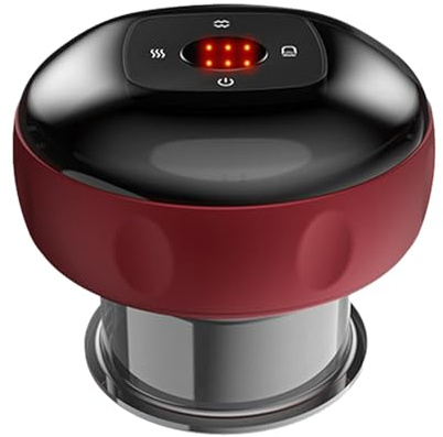 Ventosa eléctrica portátil - Masajeador de celulitis portátil con alta potencia de succión,Masajeador de celulitis inteligente para carga inalámbrica