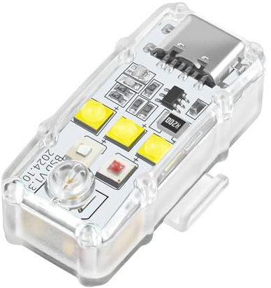 LYONGTECH Luce Stroboscopica,Luci Notturna Anti Collisione per Drone,Flash LED Strobe Light per DJI Neo,Flip,Mini 3/4 Pro/4K/SE/2,Air 3S/3/2/2S,Mavic 3/2,Spark,FPV,Avata 2,EVO Accessori(1 pezzi)