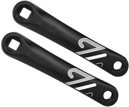 Zxfdsfdbnm Fahrrad-Kurbelarm Vierkant/Rhombus/Splines Loch Kurbel Aluminiumlegierung Kurbelarm Rennrad Ersatzkurbel einfach zu bedienen
