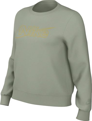 Nike Sportswear Club Fleece Damen-Sweatshirt mit Rundhalsausschnitt, FV8057