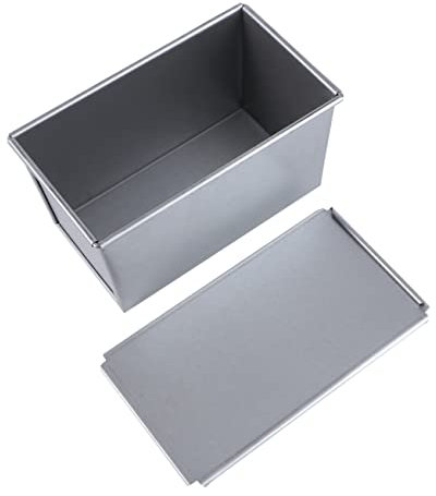 Cabilock Molde Para Tostadas Con Tapa Caja De Pan Rectangular Utensilios De Cocina Bandeja Para Hornear