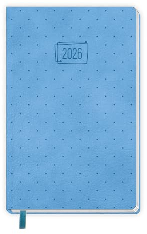 Trötsch Taschenkalender A6 Soft Touch Punkte 2026: Soft Touch Terminkalender