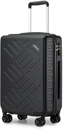 Supercase Hand Cabin Luggage Lightweight Hard Shell Carry On Suitcase Trolley with TSA Lock Spinner Wheels
