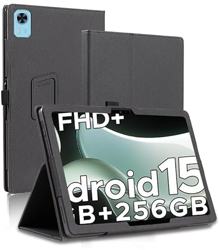 AKNICI Tablet Hülle für DOOGEE T36 2025 Android 15 Tablet 12 Zoll, PU Leder Abdeckung Klappständer Case Cover Schutzhülle mit Handschlaufe Magnet für DOOGEE T36