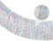 G2PLUS Guirlande à Franges Métallique Argent 20x200cm – Rideau Tinsel Brillant pour Décoration Fête, Anniversaire, Mariage, Nouvel an, DIY Photobooth