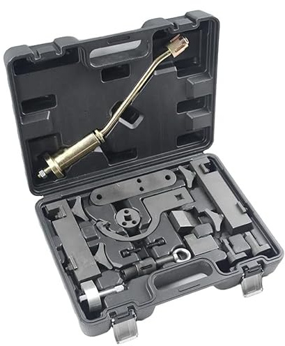 LIROPAU Kit Messa in Fase Motore, Strumento di Bloccaggio per Allineamento Albero a Camme Motore Compatibile con Land Rover Range Rover Jaguar V8 5.0T V6 3.0T Motore con Strumento iniettore Pompa