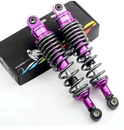 Amortisseur Moto Amortisseur Pneumatique Universel Pour Moto, Scooter, Dio, Nmax, NIU, ATV, Quad, Dirt Bike, 290/320 Mm, Suspension Arrière(320mm Purple O pair)