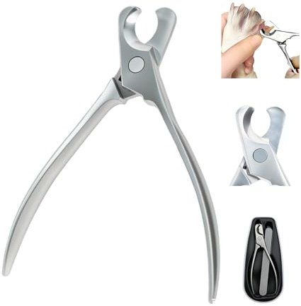 Heavy Duty Large Dog Nail Clippers for Thick Nails - Professional Nail Trimmer for Big Dogs with Safety Guard, Sturdy Stainless Steel Claw Cutter