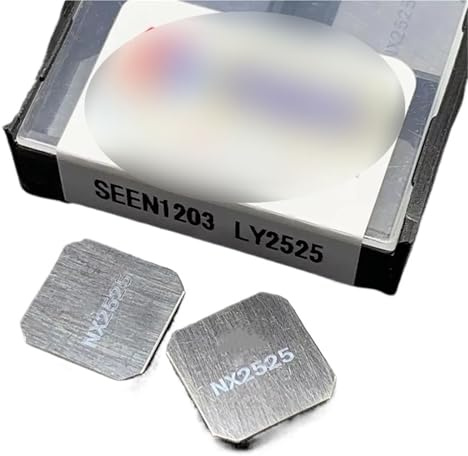 10 Uds. SEEN1203 LY2525 Insertos Carburo Grado Cermet Herramientas Fresado Puntas De Cuchillas Torneadas Herramienta Corte Torno Metal CNC Herramienta de Torno