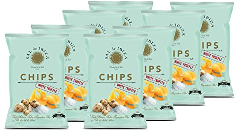 SAL de IBIZA - Chips a la Flor de Sal mit weißem Trüffel - 8 x 125 gr