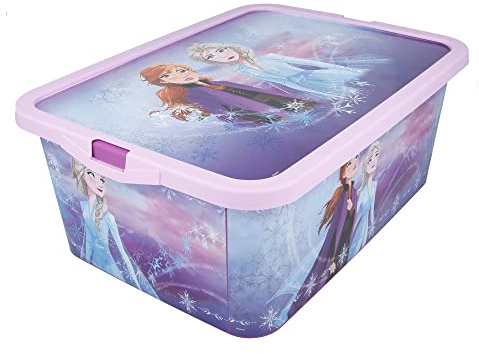 Stor 13 Liter Click Lock Aufbewahrungsbox - Frozen 2