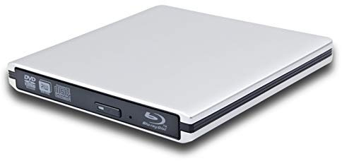 Unidad óptica externa USB 3.0 6X Blu-Ray 3-D Reproductor de Blu-ray portátil para HP Envy X360 X 360 13 15 15 T 13 T 13 17 M6 2 en 1 convertible 15.6 Laptop BD-RE DVD-R DL Writer