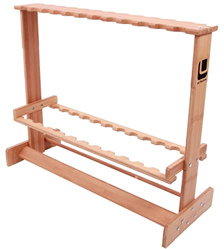 Ultimate 24-Rod Rack Wood - Rutenständer