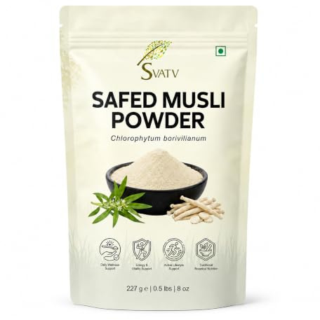 Svatv Safed Musli Powder II Chlorphytum Borivillianum II 227 g