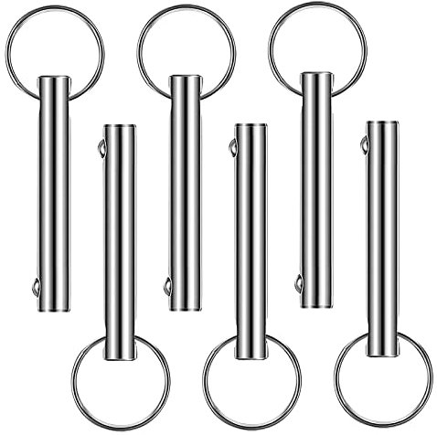 xianzhanEU 6 PCS Perni a Sgancio Rapido, perni di sgancio rapido in acciaio inox, 8mm,adatto per cantieristica navale, trattori, attrezzi agricoli,ecc