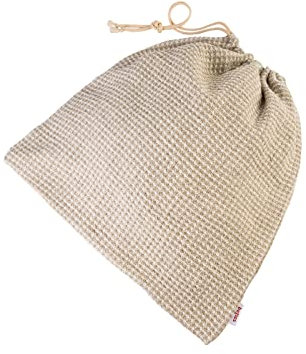 beties - Leinen Waffelpique -, Brot-Beutel Brotsack ca. 34x35 cm, aus 100% Leinen für eine natürliche Brot Aufbewahrung