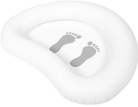 Healeved Baño De Pies Inflable Lavabo Para Pies De Pvc Para Piscina y Acampar Bandeja Para Limpiar Los Contenedor Portátil