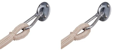 AMAZONAS Stabiler Wandhaken mit Karabiner für Hängematten Easy+ bis 200kg (Packung mit 2)