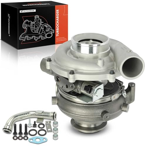 A-Premium GT3782VA Complete Turbocharger Turbo Kit Compatible with Ford Models - F-250 Super Duty, F-350 Super Duty, F-450 Super Duty, F-550 Super Duty, 2005 2006 2007, 6.0L - Replaces 1854593C91